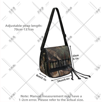 Pārrobežu Amazon āra medību Cs taktisko piederumu kosmētikas soma 16 caurumu ložu soma plecu taktiskā soma