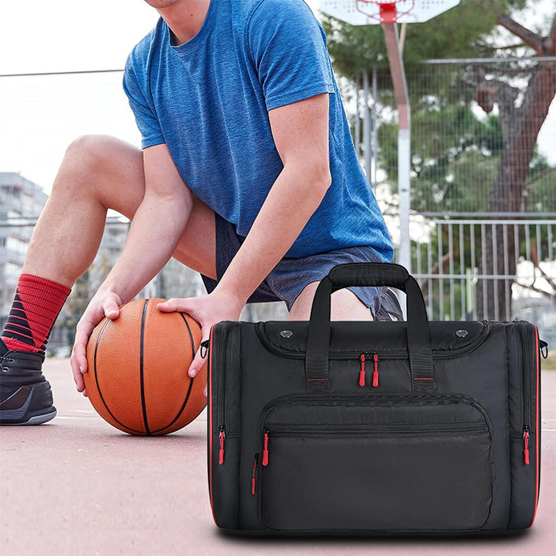 Piiriülene kuum müük spordijalatsite kott veekindlad tossud reisikott isoleeritud taskuga spordi jõusaalikott korvpallikott