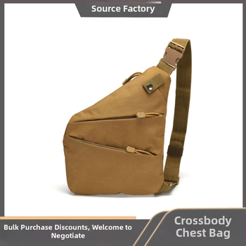 Meeste kitsalt liibuv ühe õlaga vargusvastane kott, õlarihmaga rinnakott, multifunktsionaalne taktikaline kosmeetikakott, vaba aja veetmiseks mõeldud spordikott