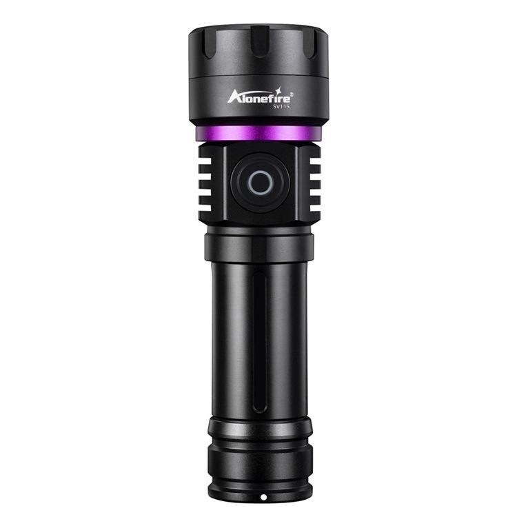 365Nm suure võimsusega lilla valgusega taskulamp pangatähtede kontrollimiseks, võltsimisvastane UV-luminofoorlamp, kõvenemislamp Sv115