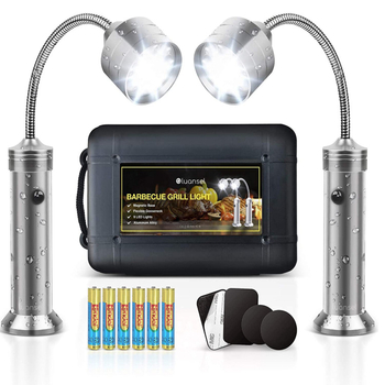 Φακός 9 LED με μαγνήτη εργασίας, εύκαμπτος εύκαμπτος λαμπτήρας μπάρμπεκιου για φωτισμό έκτακτης ανάγκης επισκευής αυτοκινήτου