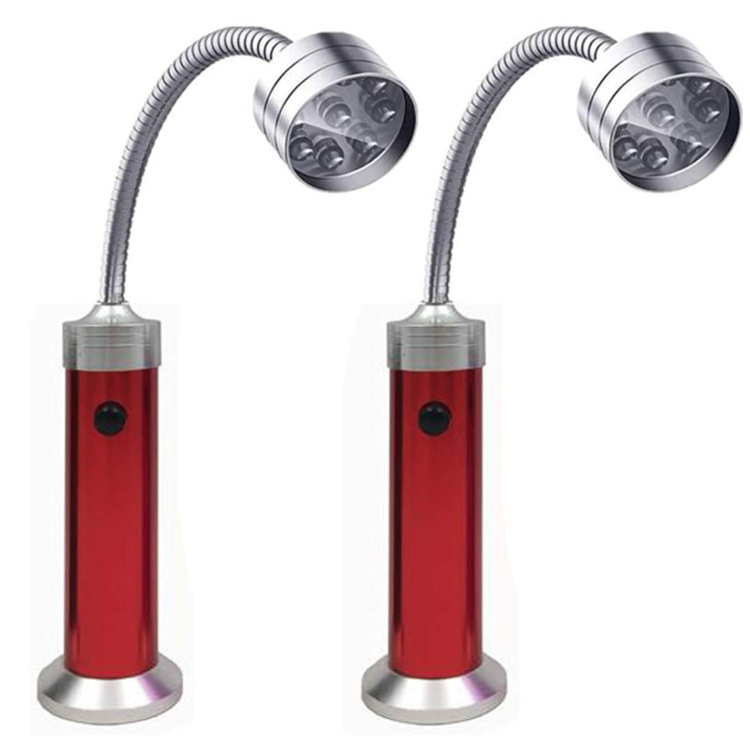 Határokon átnyúló 9LED-es zseblámpa mágneses munkalámpával, hajlítható autójavító vészvilágítással, tömlős grilllámpával