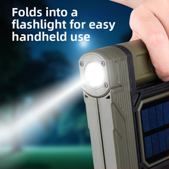 Външна LED акумулаторна ултра дълга телескопична сгъваема къмпинг светлина със стойка, къмпинг светлина за палатка, преносим прожектор