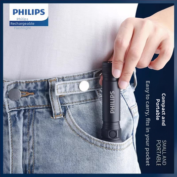 Φακός Philips Sfl2188 Ισχυρό φως Μεγάλης εμβέλειας Εξαιρετικά μεγάλη διάρκεια ζωής μπαταρίας Επαναφορτιζόμενος Μικρός μίνι φορητός οικιακός φακός