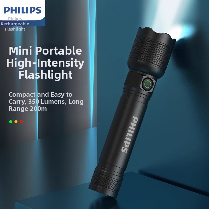 Philips Sfl2188 taskulamp, tugev valgus, pika ulatusega, ülipika aku tööeaga, laetav, väike, kaasaskantav kodulamp