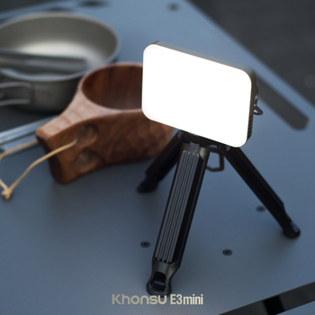 Khonsu E3Mini Кард Осветление Къмпинг Стил Светлина Външна Преносима Зареждаща Туристическа Палатка Атмосфера Дълъг Живот на Батерия