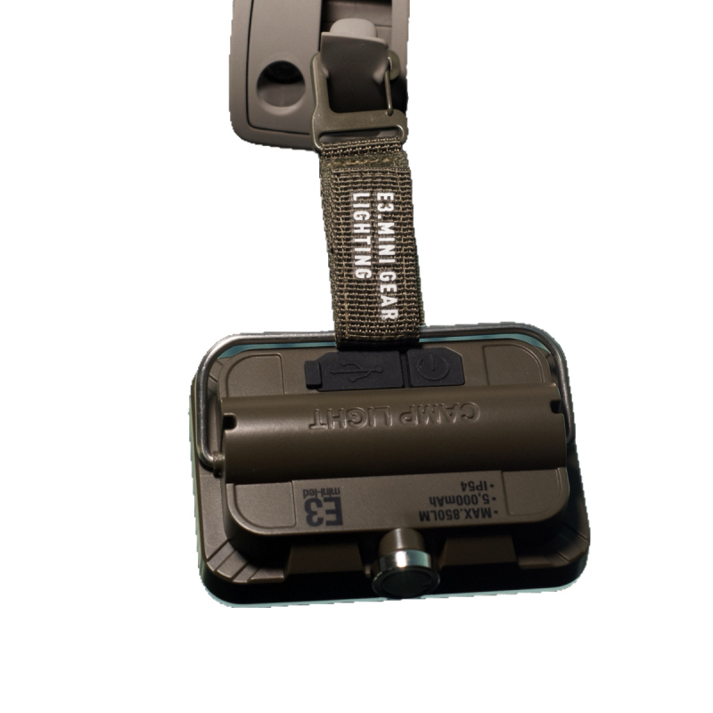 Khonsu E3Mini Кард Осветление Къмпинг Стил Светлина Външна Преносима Зареждаща Туристическа Палатка Атмосфера Дълъг Живот на Батерия