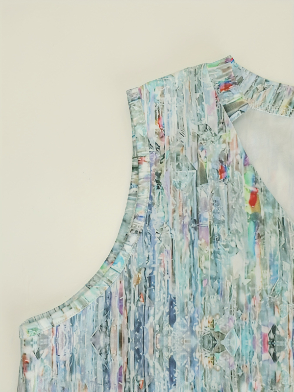 2025. aasta uus piiriülese otsetarnetusega naiste vabaaja kaheosaline V-kaelusega varrukateta vest