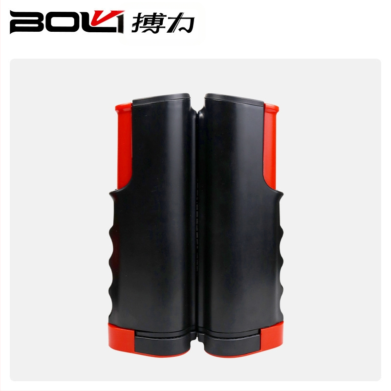 Комплект ракети за тенис на маса Bolitong за тренировки и забавления с два удара и четири топки с мрежеста поставка за начинаещи, семейна ракета, хоризонтална ракета