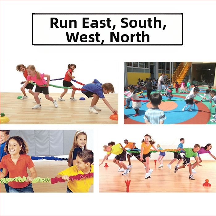 Югоизток северозапад бягане дърпащ пръстен еластично дъгово въже на открито отборни спортове детска градина система за физическа подготовка тренировъчно оборудване