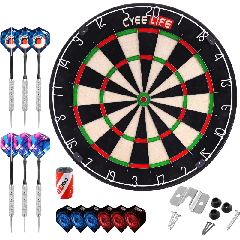 Versenycsaládi szabványos 18 hüvelykes szizál kés háló kender célpont darts tábla darts tábla bár darts