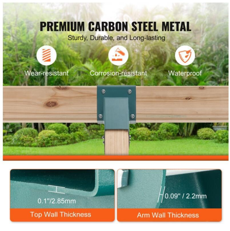 Pielāgots šūpoles kronšteins no izturīgas oglekļa tērauda furnitūras stiprinājuma kronšteins koku nostiprināšanai briežu statīva šūpoles kronšteins