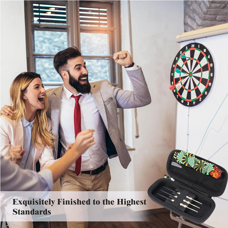 laos hulgimüügis noolemängu hoiukarp uus mood 3-osaline noolemängu kott EVA kõva kestaga noolemängu kasti tarvikud ülikond piiriülene