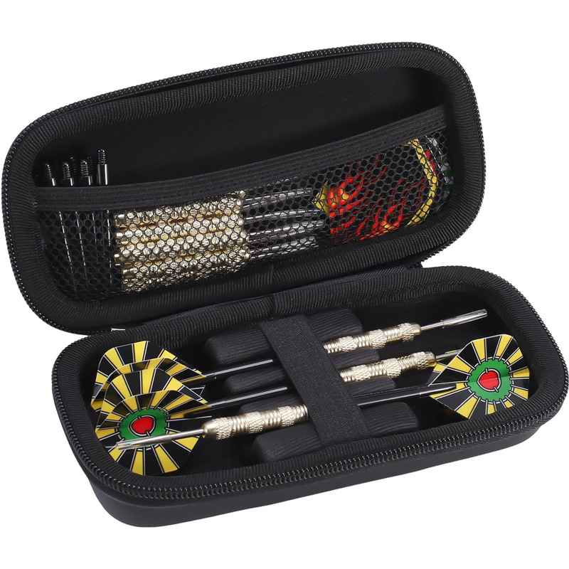 laos hulgimüügis noolemängu hoiukarp uus mood 3-osaline noolemängu kott EVA kõva kestaga noolemängu kasti tarvikud ülikond piiriülene