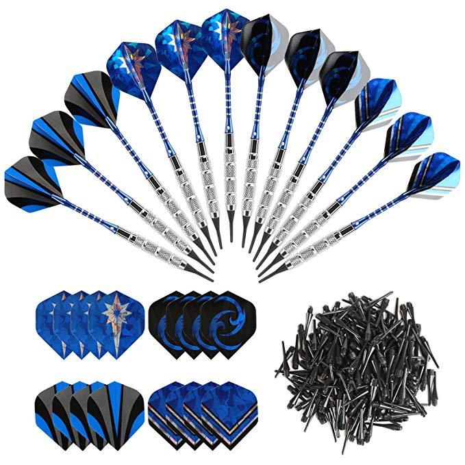 18 g puha alumínium darts puha gumifejjel elektronikus dart komplett 12 120 darts hegy 4 darts farok