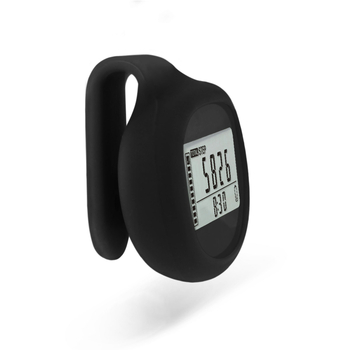 3D сензорен крачкомер с памет, 360-градусов сензор, силиконова щипка за талия, бягане, ходене, производител, частен модел, крачкомер