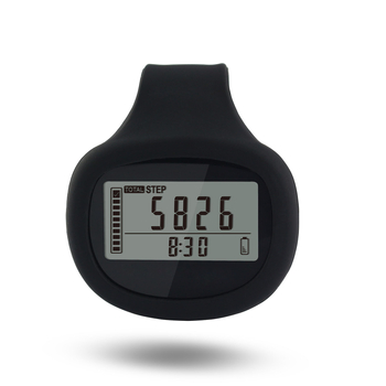 3D сензорен крачкомер с памет, 360-градусов сензор, силиконова щипка за талия, бягане, ходене, производител, частен модел, крачкомер