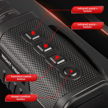 Rūpnīcas tiešā pārdošana Jauna infrasarkanā monokulārā nakts redzamības ierīce 8X augstas izšķirtspējas āra digitālā monokulārā Lg64 karstā modeļa redzamība