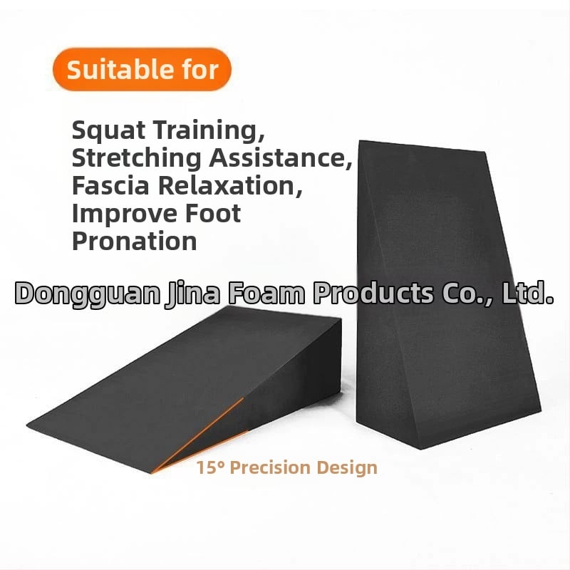 Eva Squat Wedge Block jogas palīgierīču stiepšanās rampas rampas pedāļa trīsstūrveida jogas ķieģeļu pārrobežu piegāde