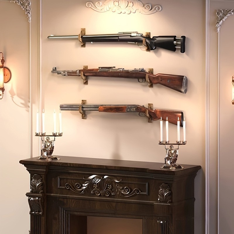 Puidust seinale kinnitatav relvariiul, vibu- ja nooleriiul, seinale kinnitatav vintpüssi hoiuriiul