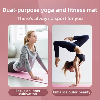 ✅ Στρώμα γιόγκα δεύτερης κατηγορίας για αρχάριους, άνδρες και γυναίκες, παχύ, φαρδύ και επιμηκυμένο, αντιολισθητικό μονόπλευρο χαλάκι δαπέδου γυμναστικής και χορού για οικιακή χρήση