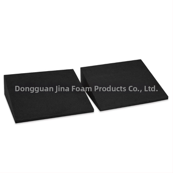 Голям клин за йога Strongtek от пяна, наклонена дъска, разтегател за прасци, стабилност, наклонен клин, протектор