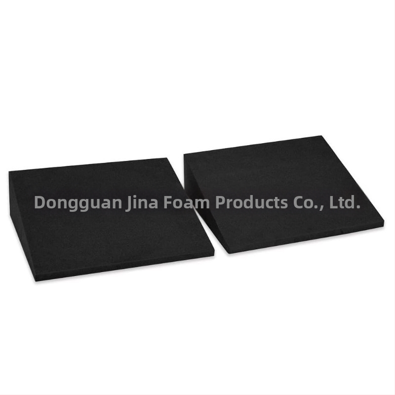 Голям клин за йога Strongtek от пяна, наклонена дъска, разтегател за прасци, стабилност, наклонен клин, протектор