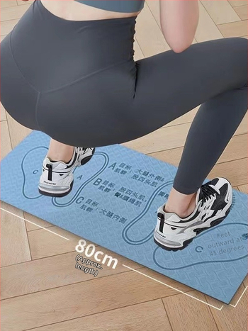 Tootja hulgimüügi kükimatt, algajate küki abitreeningu varustus, kilbiga jalgade salendava välimusega majapidamismatt TPE-st