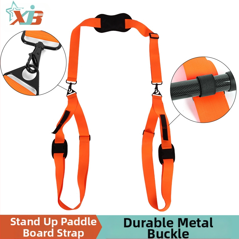 SUP sērfošanas dēļa plecu siksna, regulējama siksna, kajaka stiprinājuma siksna, kanoe airēšanas dēlis, fiksēta metāla āķa siksna