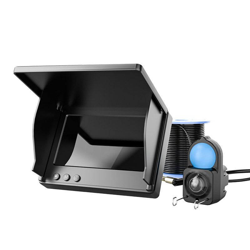 Naujas tarpvalstybinis produktas, 4,3 colio vandeniui atsparus žvejybos įrenginys naktinei žvejybai, žuvų paieškai, žuvų stebėjimo vaizdinis prietaisas, plataus kampo endoskopas HD