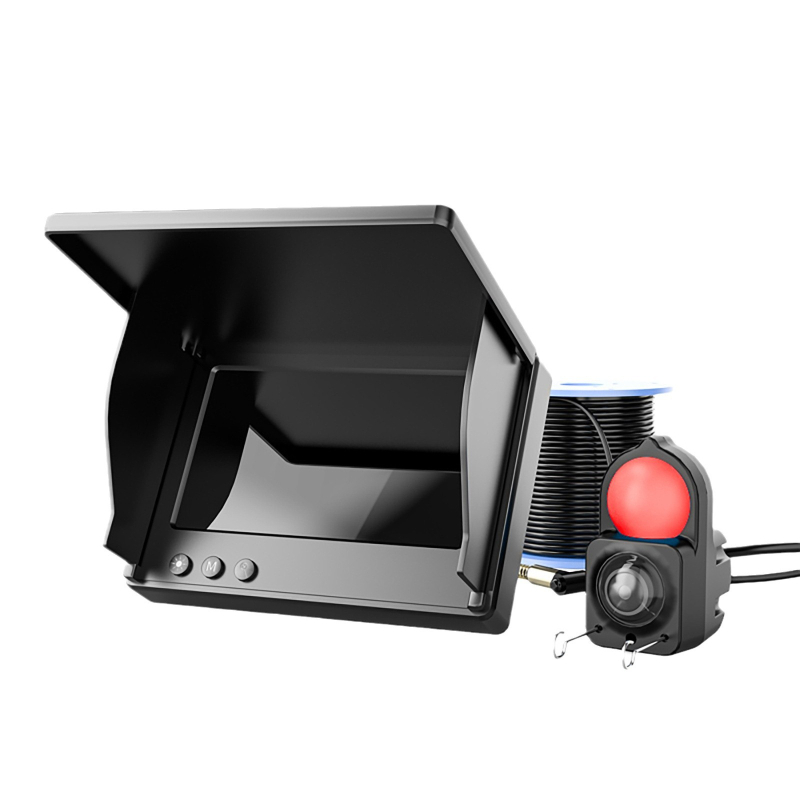 Naujas tarpvalstybinis produktas, 4,3 colio vandeniui atsparus žvejybos įrenginys naktinei žvejybai, žuvų paieškai, žuvų stebėjimo vaizdinis prietaisas, plataus kampo endoskopas HD