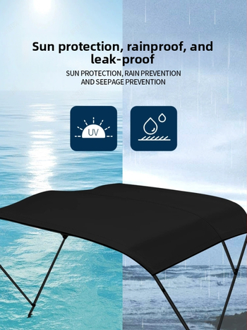 Kajaka jahtas, apskates laivas, nojumes, makšķerēšanas laivas, nojumes, uzbrukuma laivas, salokāmas, pārnēsājamas, 600D Oksfordas auduma lietus pārsega