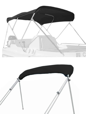 Kajaka jahtas, apskates laivas, nojumes, makšķerēšanas laivas, nojumes, uzbrukuma laivas, salokāmas, pārnēsājamas, 600D Oksfordas auduma lietus pārsega