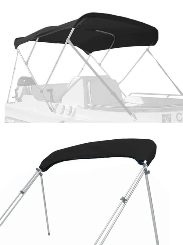 Kajaka jahtas, apskates laivas, nojumes, makšķerēšanas laivas, nojumes, uzbrukuma laivas, salokāmas, pārnēsājamas, 600D Oksfordas auduma lietus pārsega