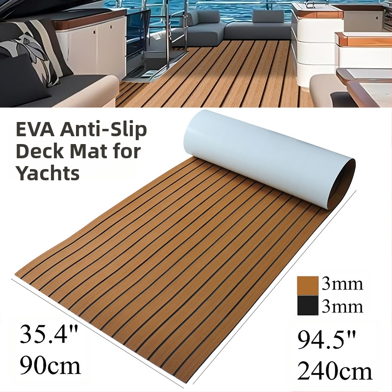 Rūpnīcas eva jahtas neslīdošais kāju paklājiņš var tikt griezts grīdas RV grīdas piepūšamās jūras ūdensnecaurlaidīgās kajaku aksesuāros