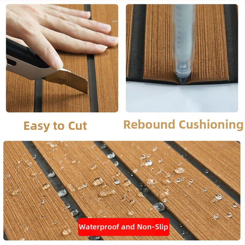 Фабрична eva яхта неплъзгаща се постелка за крака може да се реже под RV под надуваеми морски водоустойчиви аксесоари за каяк