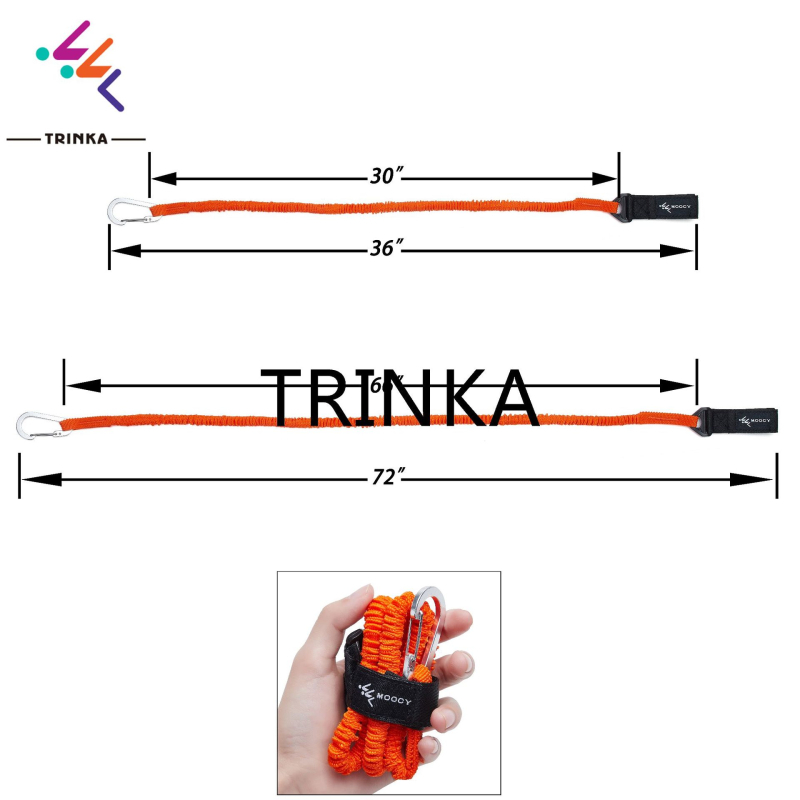 Kajaku piederumi, airu virve, airu pretpazaudēšanas virve, pazaudēta virve, uzbrukuma laiva, kāju virve, kanoe drošības virve
