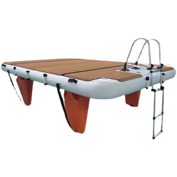 Pripučiama lova žvejybos pontonui, pripučiama plaukiojanti jachta, pontonas, vandens poilsio stalas, jachta X20