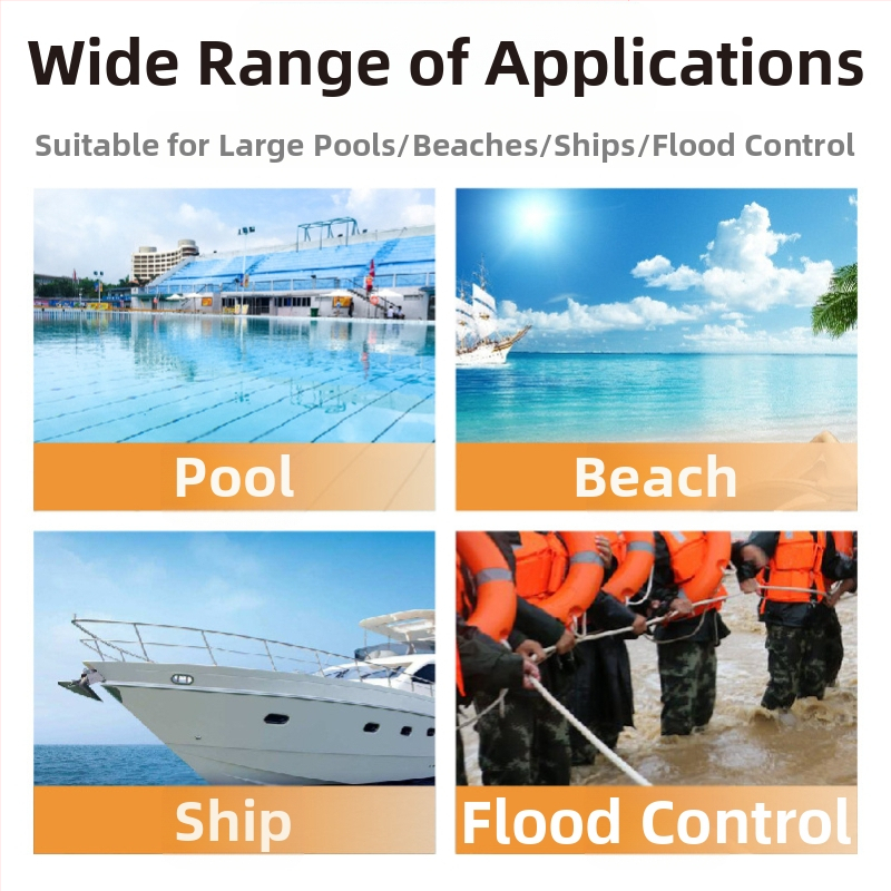 Плаващото спасително въже може да направи предпазно заключване Предпазно въже Морско спасително въже