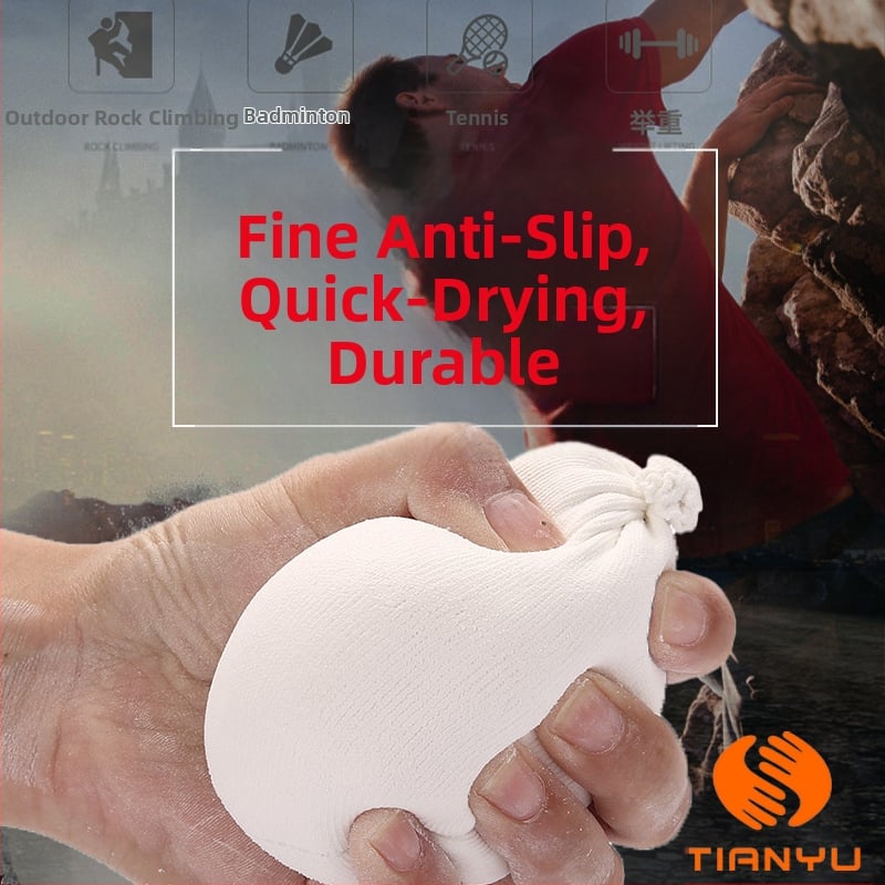 Tianyu sporta pretslīdes magnija pulvera bumba 56g85g kalnu kāpšanai, klinšu kāpšanai, sporta precēm, fitnesam, magnija pulveris, pretslīdes pulveris