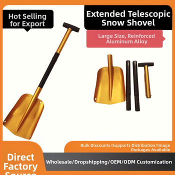 Tehase otsene kaasaskantav eemaldatav alumiiniumist sissetõmmatav lumelabidas välistingimustes kasutamiseks mõeldud telkimiseks mõeldud multifunktsionaalne labidas auto hädaolukorraks mõeldud lumelabidas