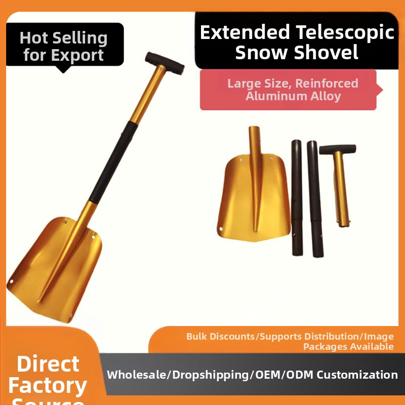 Tehase otsene kaasaskantav eemaldatav alumiiniumist sissetõmmatav lumelabidas välistingimustes kasutamiseks mõeldud telkimiseks mõeldud multifunktsionaalne labidas auto hädaolukorraks mõeldud lumelabidas