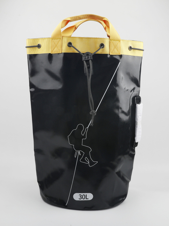 Piedzīvojumu alu aprīkojuma uzglabāšanas mugursoma Profesionāla glābšanas ūdenskrituma virvju aprīkojuma drenāža Āra klinšu kāpšanas virvju soma