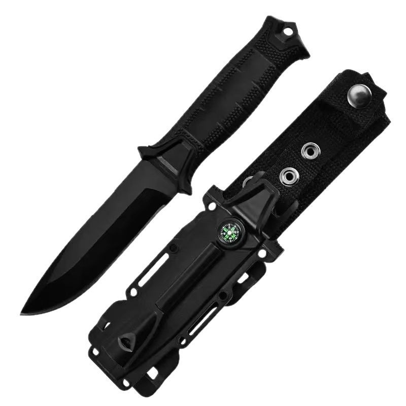 Taktikaline välinuga Sabre Wilderness Survival kõrge kõvadusega kaasaskantav nuga välistingimustes kaitsmiseks sirge nuga lõiketeraga tupega