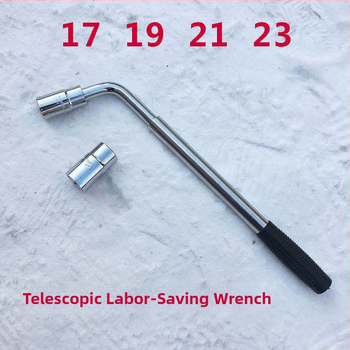 Automašīnas riepu uzgriežņu atslēgas uzmava, ievelkama, pagarināta, darbietilpīga automašīnas riepu nomaiņas demontāžas riteņa rumbas uzgriežņu atslēgas uzvalks