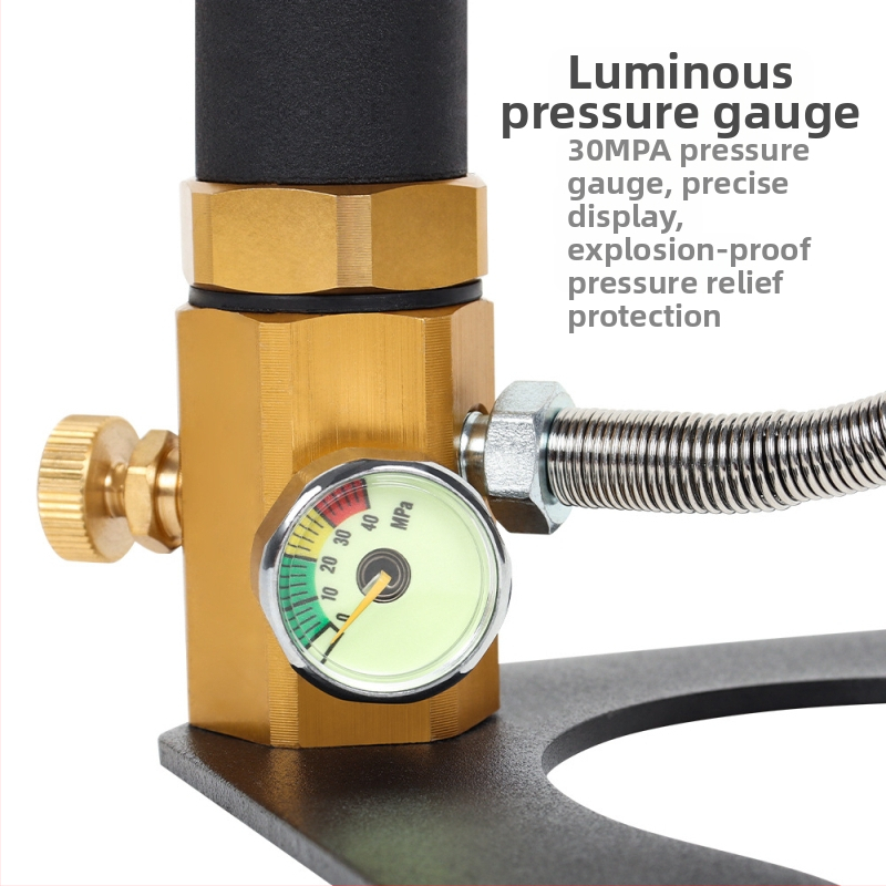 DIDEEP помпа за високо налягане от неръждаема стомана 30MPA 4500psi 40MPA 6000psi тристепенна ръчна