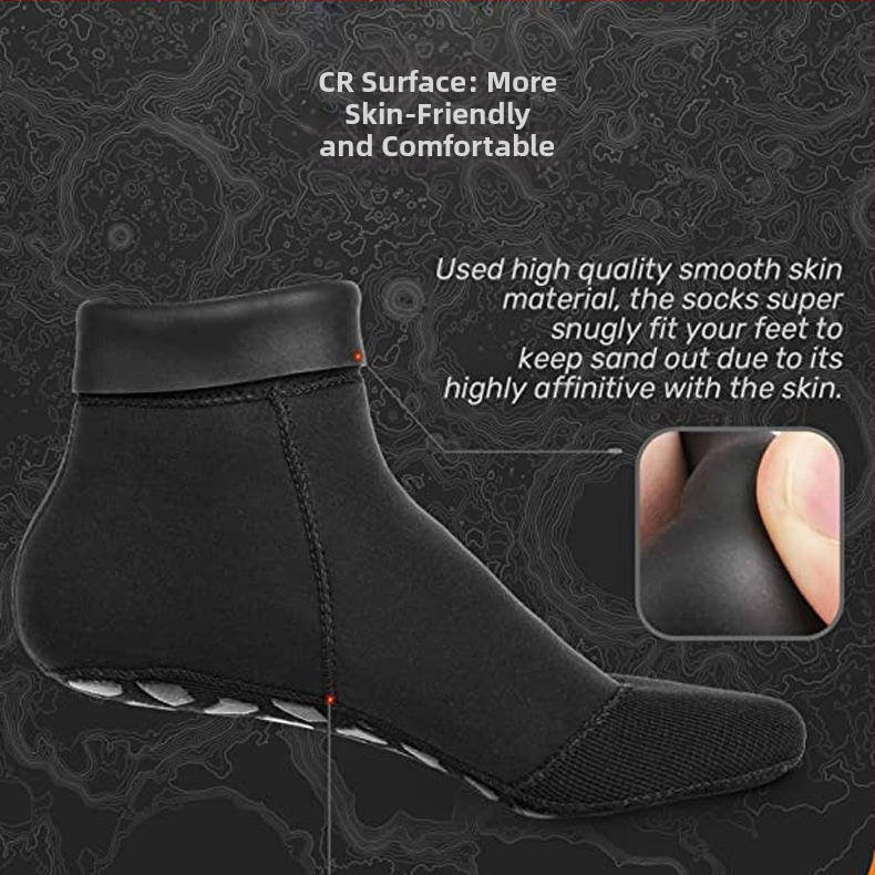 Неопренови чорапи против хлъзгане, покривало за обувки за шнорхелинг, универсално оборудване Four Seasons, чорапи за плуване и гмуркане, чорапи за плажно плуване и шнорхелинг