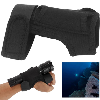 Tarpvalstybinis karšto išpardavimo universalus nardymo medžiagos sutirštintas žibintuvėlio pirštinės laisvų rankų įranga, reguliuojamas apyrankės apšvietimas