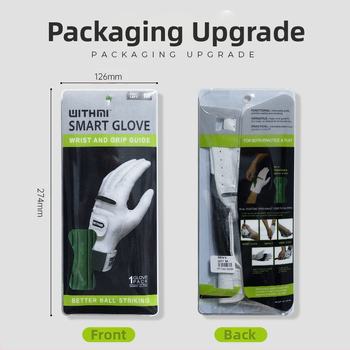 Γάντια εξάσκησης γκολφ Ινδονησιακά αξεσουάρ από δέρμα αρνιού Εξαερισμός με λαβή περιστροφής Εσωτερικά είδη γκολφ για άνδρες