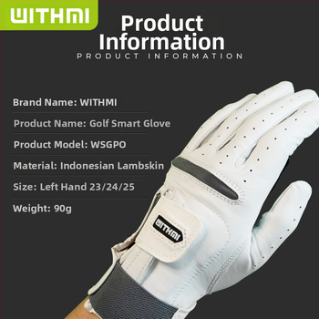Γάντια εξάσκησης γκολφ Ινδονησιακά αξεσουάρ από δέρμα αρνιού Εξαερισμός με λαβή περιστροφής Εσωτερικά είδη γκολφ για άνδρες